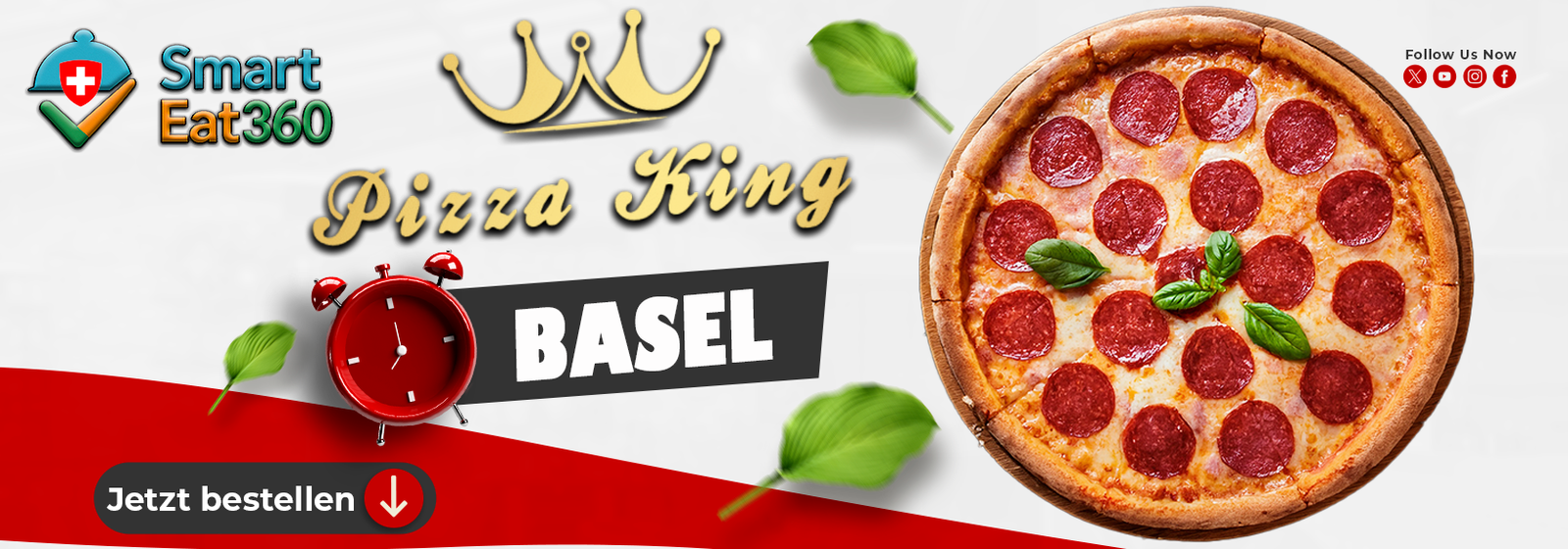 Pizza King Basel – Pizza, Kebap & Burger online bestellen